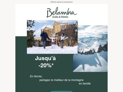 Février à la montagne : les plus beaux souvenirs d'hiver vous attendent ❄️🏔️