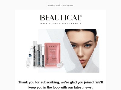 Thank you for joining the BEAUTICAL Family!