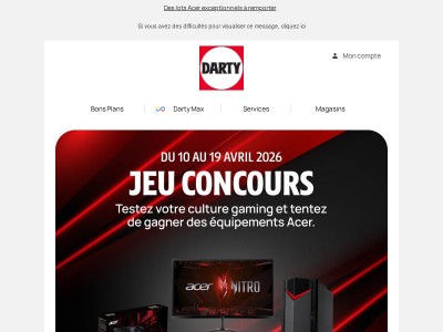 Testez votre culture Gaming