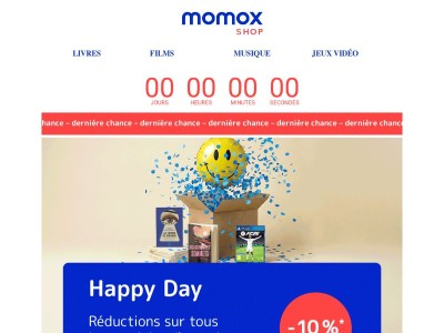  {{ firstname }}, dernières heures : -10 % avec HAPPY10 🚨 