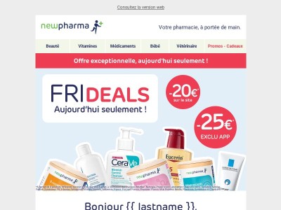 FriDeals : -25€ offerts sur l'app 🎁