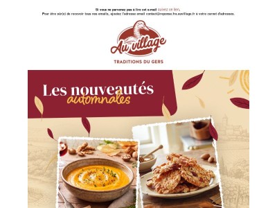 🍂 Les nouvelles recettes d’automne sont là !