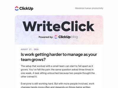 You may be outgrowing your work setup