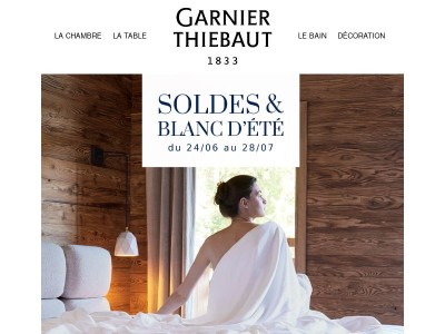 Literie jusqu'à -40% | Soldes et Blanc d'été