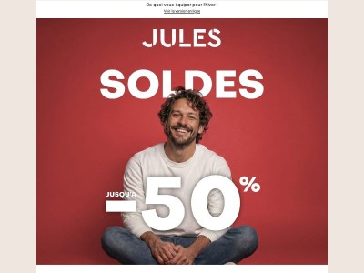 SOLDES | Le plein de réductions jusqu'à -50% !
