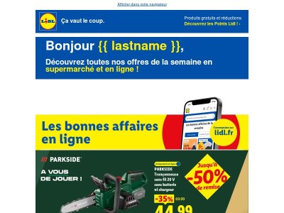 Vos marques préférées à prix Lidl cette semaine🥳