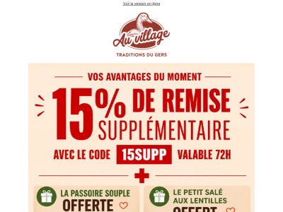 Vos nouveaux avantages sont arrivés, profitez-en !