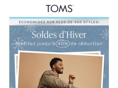 Faites un pas vers -40% ! 😍