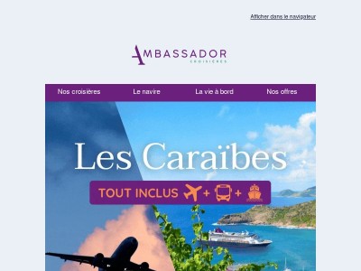 ✈️ Direction les Caraïbes en tout inclus !