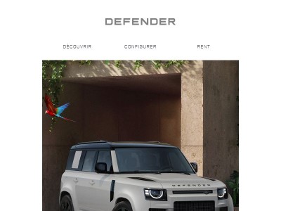 Le nouveau Defender Vertex