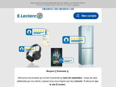 Les produits favoris de nos clients en septembre ⭐
