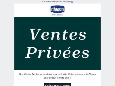 ⏰ Les Ventes Privées se terminent bientôt !