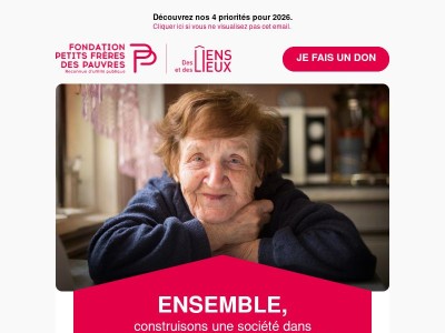 2 millions de personnes âgées dans la précarité. Agissons.