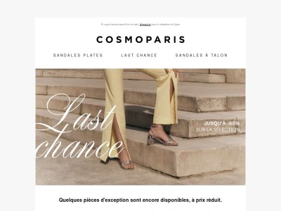 Last Chance : dernières pointures, derniers prix