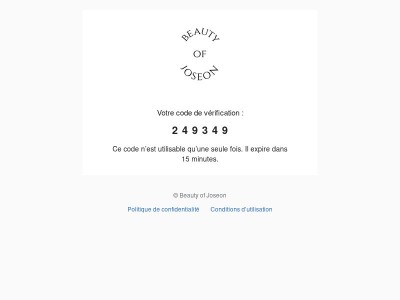 Votre code est : 249349