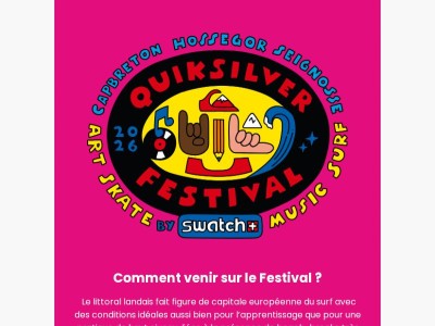 Comment venir sur le Festival ?