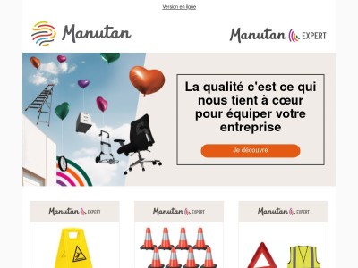 Équipez vos zones à risque avec Manutan Expert