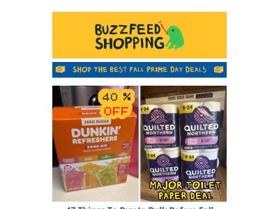 Fall Prime Day ends TONIGHT! Don't worry, we found the best deals.