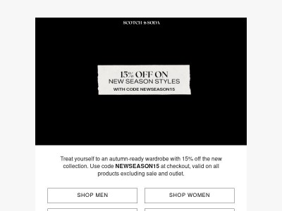 Treat Yourself With 15% Off