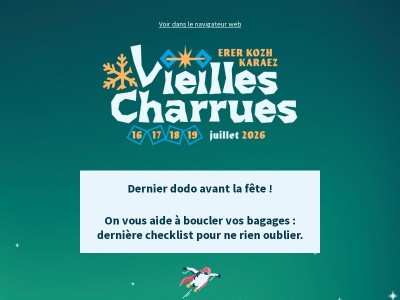 Dernier dodo avant la fête !