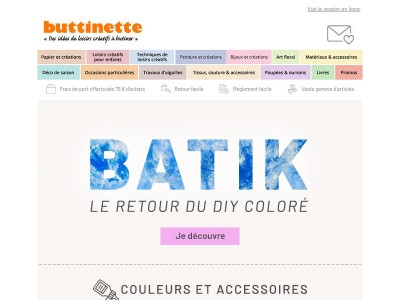Le batik simple et fun