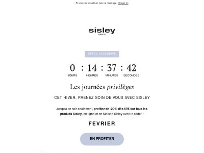 ✨ Journées privilèges - dernières heures