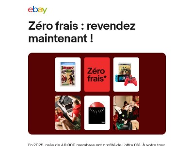 🚀 Boostez votre budget 2026 : zéro frais de vente !