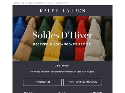 Soldes d'hiver : c'est parti !