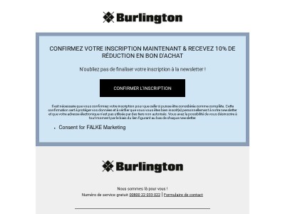 N'oubliez pas de finaliser votre inscription !