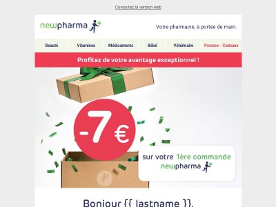 -7€ sur votre première commande, {{ lastname }} 🎁