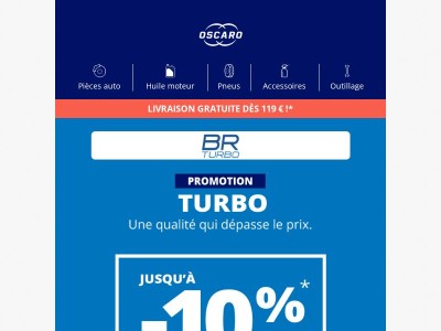 🦾 Votre turbo mérite la qualité BR Turbo