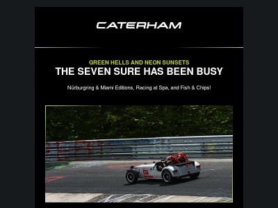  Your monthly Caterham update is here! Get ready for some exciting news!