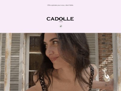 Découvrez les promotions exclusives pour {{ lastname }} sur Cadolle.