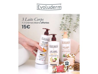 Bienvenue ! Merci {{ lastname }} pour votre inscription et votre premier achat sur Evoluderm. ✨