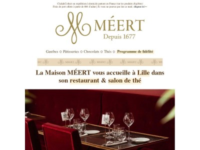 🍽 (Re)Découvrez le Restaurant & Salon de thé MÉERT à Lille !