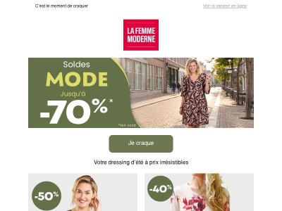 📢 Soldes Mode jusqu'à-70%