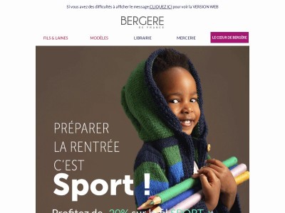 Préparer la rentrée -20 % sur SPORT+