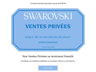 Ne manquez pas nos Ventes Privées