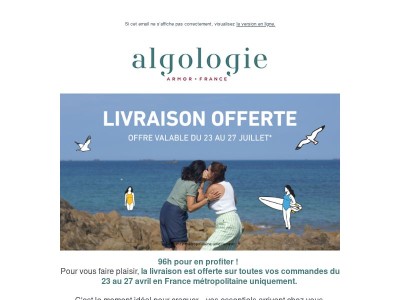 La livraison est OFFERTE ! 📦
