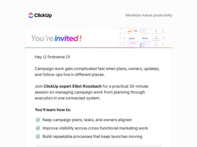 You're invited!