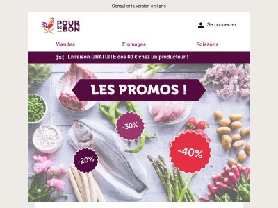 Votre rendez-vous promo du dimanche