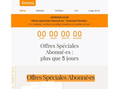 ⏰ J-5 Offres Spéciales Abonné·es