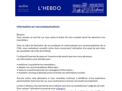 information sur nos communications
