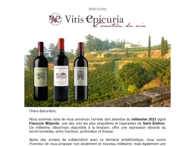 François Mitjavile - Millésime 2023 livrable