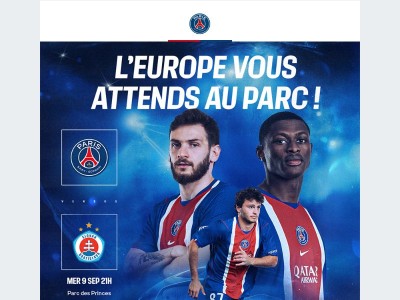 🏆 Le retour de la Ligue des Champions au Parc approche !