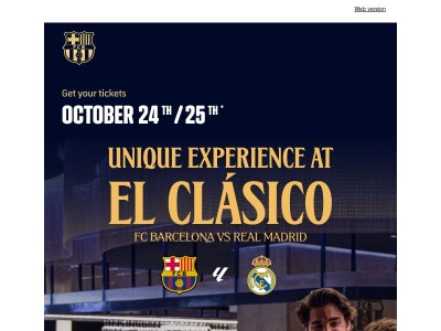 Secure the best tickets for El Clásico