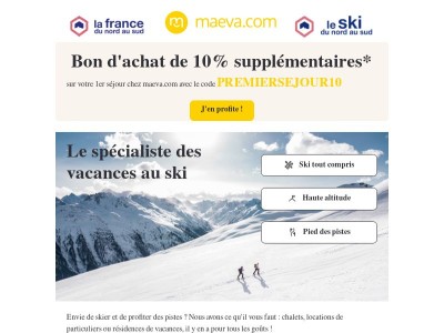 Vague de promos sur vos vacances !