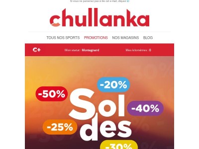 Soldes Outdoor ☀️ Dernière chance ! 💥