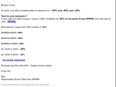 🚨 Vous avez manqué -60%, profitez vite de -30% !