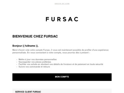 Merci d'avoir créé votre compte